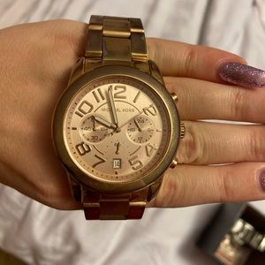 Rose Gold Micheal Kors watch